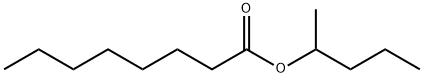 Octanoic acid, 1-Methylbutyl ester Structural