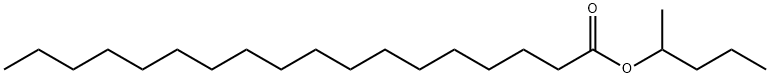 Octadecanoic acid, 1-Methylbutyl ester Structural