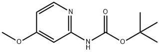 (4-METHOXY-PYRIDIN-2-YL)-CARBAMIC ACID TERT-BUTYL ESTER Structural