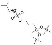 isopropylammonium 3-[1,3,3,3-tetramethyl-1-[(trimethylsilyl)oxy]disiloxanyl]propyl sulphate Structural
