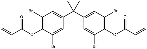 2,2',6,6'-TETRABROMO BISPHENOL ''A'' DIACRYLATE Structural