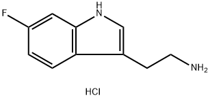 6-Fluorotryptamine hydrochloride Structural