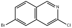 6-BROMO-3-CHLOROISOQUINOLINE Structural