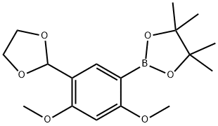 2-(5-[1,3]DIOXOLAN-2-YL-2,4-DIMETHOXY-PHENYL)-BORONIC ACID PINACOL ESTER