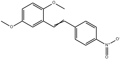 2,5-DIMETHOXY-4'-NITROSTILBENE Structural