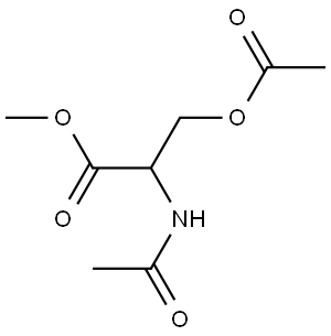 N,O-Diacetyl-DL-Serine methyl ester Structural
