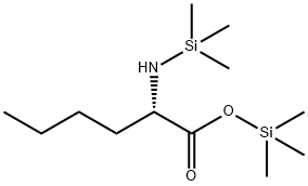 L-Norleucine, N-(trimethylsilyl)-, trimethylsilyl ester Structural