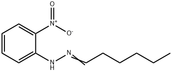 Hexanal 2-nitrophenyl hydrazone Structural