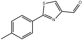 2-P-TOLYL-THIAZOLE-4-CARBALDEHYDE Structural