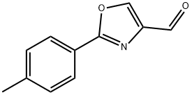 2-P-TOLYL-OXAZOLE-4-CARBALDEHYDE Structural