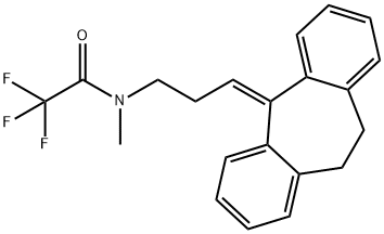 Acetamide, N-[3-(10,11-dihydro-5H-dibenzo[a,d]cyclohepten-5-ylidene)pr opyl]-2,2,2-trifluoro-N-methyl- Structural