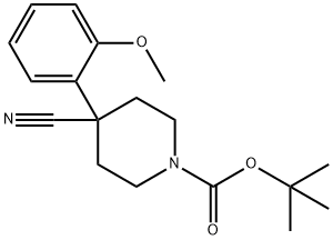 1-N-BOC-4-CYANO-4-(2-METHOXYPHENYL)PIPERIDINE