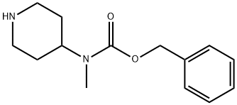 BENZYL METHYLPIPERIDIN-4-YLCARBAMATE Structural