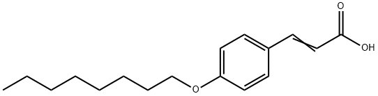 4-OCTYLOXYCINNAMIC ACID Structural