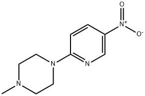 2-(4-Methylpiperazin-1-yl)-5-nitropyridine Structural