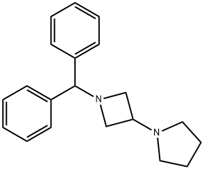 1-[1-(DIPHENYLMETHYL)-3-AZETIDINYL]-PYRROLIDINE Structural