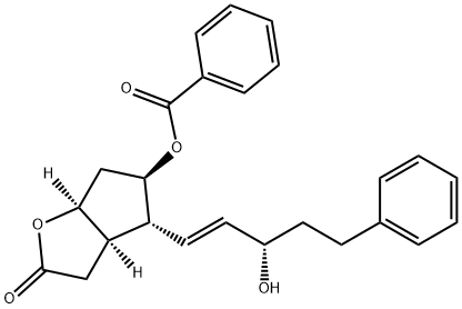 2H-Cyclopenta[b]furan-2-one, 5-(benzoyloxy)hexahydro-4-[(1E,3S)-3-hydroxy-5-phenyl-1-pentenyl]-, (3aR,4R,5R,6aS)- Structural