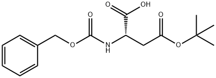 N-Cbz-L-Aspartic acid 4-tert-butyl ester Structural