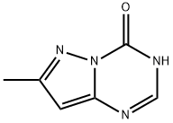 Pyrazolo[1,5-a]-1,3,5-triazin-4(1H)-one,  7-methyl-  (9CI) Structural