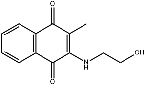 2-(2-HYDROXYETHYLAMINO)-3-METHYLNAPHTHALENE-1,4-DIONE