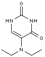 5-(DIETHYLAMINO)URACIL Structural