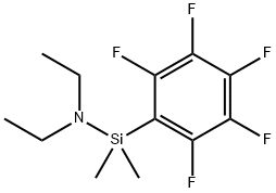 PENTAFLUOROPHENYLDIMETHYLSILYLDIETHYLAMINE Structural