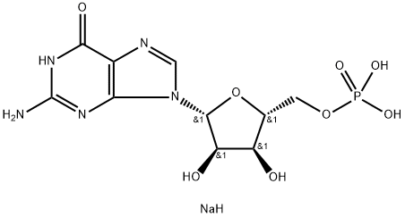 Guanosine 5'-monophosphate disodium salt Structural