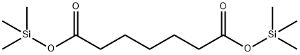Heptanedioic acid bis(trimethylsilyl) ester Structural