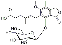 (4E)-6-[4-(-D-Glucopyranosyloxy)-1,3-dihydro-6-methoxy-7-methyl-3-oxo-5-isobenzofuranyl]-4-methyl-4-hexenoic Acid