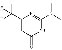 2-(DIMETHYLAMINO)-6-(TRIFLUOROMETHYL)-4-PYRIMIDINOL Structural