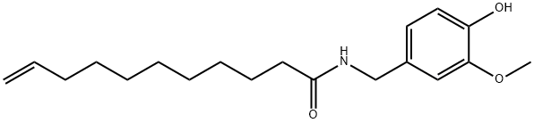 N-VANILLYL-10-UNDECENYLAMIDE Structural