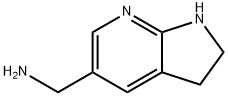 1H-Pyrrolo[2,3-b]pyridine-5-methanamine,2,3-dihydro-(9CI)