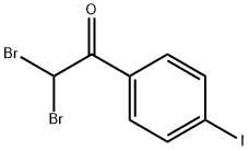 2,2-DIBROMO-1-(4-IODOPHENYL)ETHANONE Structural