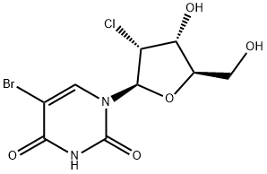 5-bromo-2'-chloro-2'-deoxyuridine Structural