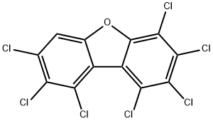 1,2,3,6,7,8,9-HEPTACHLORODIBENZOFURAN Structural