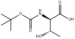 BOC-D-THR-OH Structural