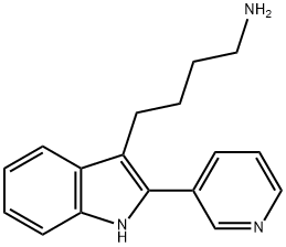 4-(2-PYRIDIN-3-YL-1H-INDOL-3-YL)-BUTYLAMINE Structural