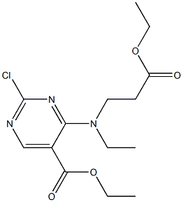 ETHYL 2-CHLORO-4-(N-ETHOXYCABONYLETHYL-N-ETHYLAMINO) PYRIMIDINE-5-CARBOXYLATE