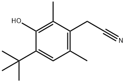 4-TERT-BUTYL-3-HYDROXY-2,6-DIMETHYLPHENYLACETONITRILE