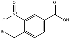 4-Bromomethyl-3-nitrobenzoic acid Structural