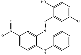 2-(((2-Anilino-5-nitrophenyl)imino)methyl)-4-chlorophenol