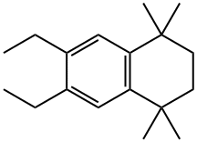 6,7-DIETHYL-1,1,4,4-TETRAMETHYLTETRALINE Structural