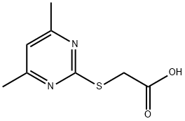 2-(CARBOXYMETHYLTHIO)-4,6-DIMETHYLPYRIMIDINE MONOHYDRATE