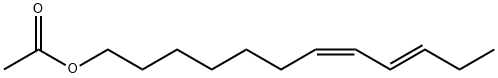 (7E,9Z)-Dodeca-7,9-dien-l-y1 acetate Structural