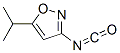Isoxazole, 3-isocyanato-5-(1-methylethyl)- (9CI) Structural