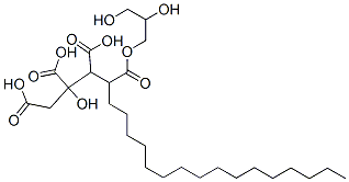 1,2,3-Propanetricarboxylic acid, 2-hydroxy-, ester with 1,2,3-propanetriol monooctadecanoate