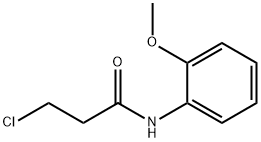 3-CHLORO-N-(2-METHOXYPHENYL)PROPANAMIDE Structural