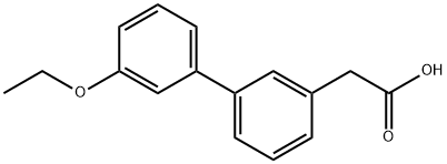 3-BIPHENYL-(3'-ETHOXY)ACETIC ACID
 Structural