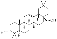 (3ALPHA)-OLEAN-12-ENE-3,28-DIOL Structural