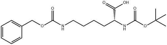 BOC-D-LYS(Z)-OH Structural